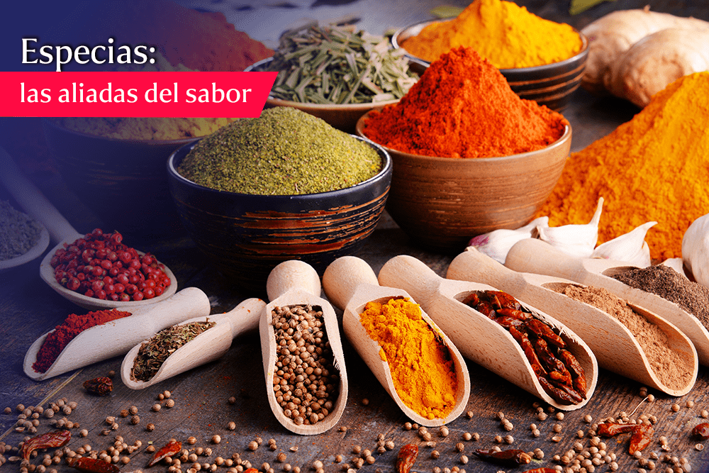 Especias y sabores que dan vitalidad